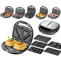 Multigrill Eléctrica Nussbäcker 1200 W con 5 Placas Intercambiables
