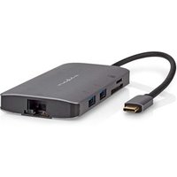 Adaptador USB-C 7 en 1 con HDMI 4K y RJ45