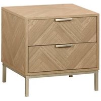 Mesita de Noche Efecto Madera