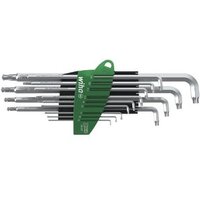 Wiha Juego de Llaves Allen Prostar Stubby Torx Titanio 14 Unidades