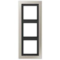 Marco 3 Elementos Acero Ls Design Jung