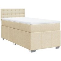 Cama Individual Box Spring con Colchón Tela 90x200 Cm