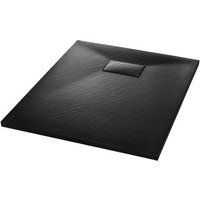 Plato de Ducha SMC Negro 90x70 cm