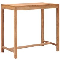 Mesa Alta de Jardín de Teca 110x60x105 cm