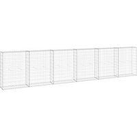 Muro De Gaviones Vidaxl 300x100x30 Cm Acero Galvanizado