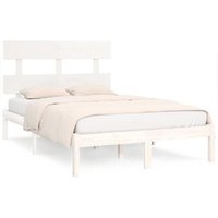 Estructura de Cama de Madera Maciza Pino 160x200 Vidaxl