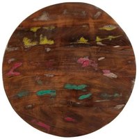 Tablero de Mesa Redondo Madera Maciza Reciclada Vidaxl