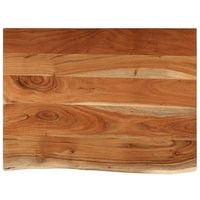 Encimera de Baño Rectangular Acacia 80x60x3,8 cm