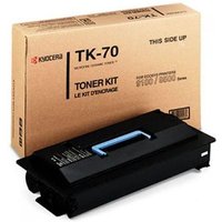 Toner Kyocera TK70 Negro 40,000 Páginas para FS/9100/9