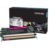 Lexmark C746a3mg Cartucho De Tóner Original Magenta