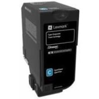 Lexmark 72K2XC0 Cartucho de Tóner Original Cian