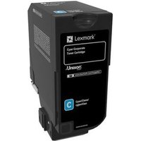 Lexmark 74c20ce Cartucho De Tóner Original Cian