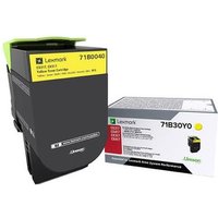 Lexmark 71B0040 Cartucho de Tóner Original Amarillo