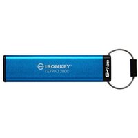 Kingston Ironkey Keypad 200 USB Flash Drive 64 GB