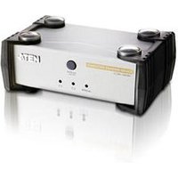 Aten KVM VGA para Compartir Computadora de Escritorio (2 Usuarios, 1 COM)