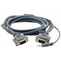 Cable Kramer Micro VGA a VGA (Macho - Macho) con Mini Jack