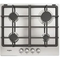 Placa de Gas Whirlpool 58cm 4 Fuegos 7800W Acero Inoxidable