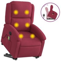 Sillón Reclinable Eléctrico de Masaje y Elevación con Terciopelo