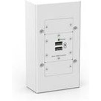 Caja de plástico y placa metálica para instalar Wall Plates Caja de plástico y placa metálica para instalar Wall Plates