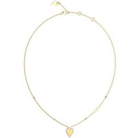 Guess Collar Mujer Love Me Tender De Acero Dorado