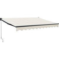 Toldo Retráctil Aluminio y Tela 3x2,5 M Vidaxl