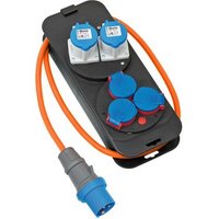 Cable Alargador CEE 1,5 M 5 Tomas 16 A IP44 con Carrete