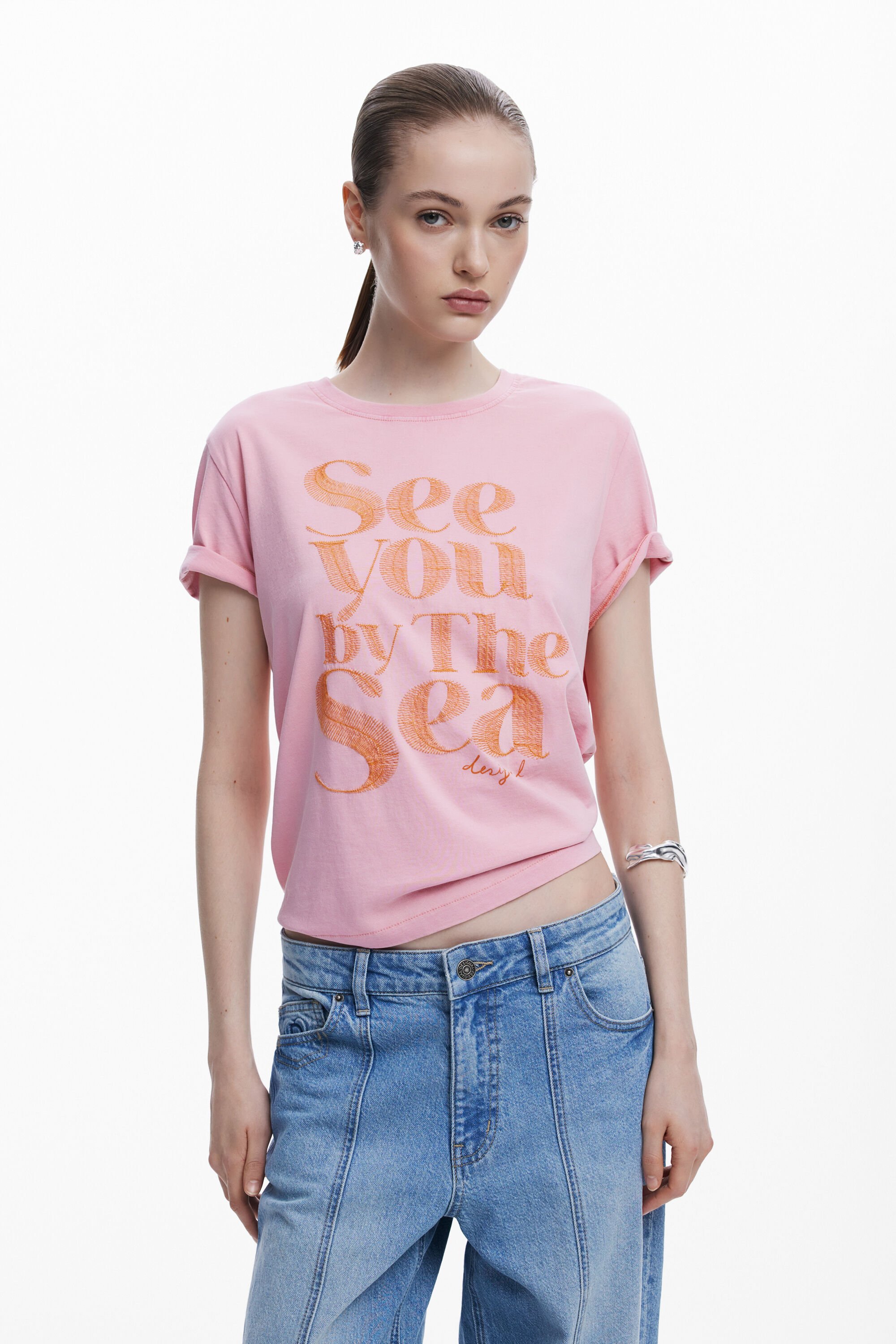 Desigual Camiseta mensaje fehombre Desigual Camiseta mensaje fehombre