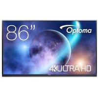 Optoma Pantalla Táctil Interactiva 86" 4K UHD, 420 cd/m², Android Integrado