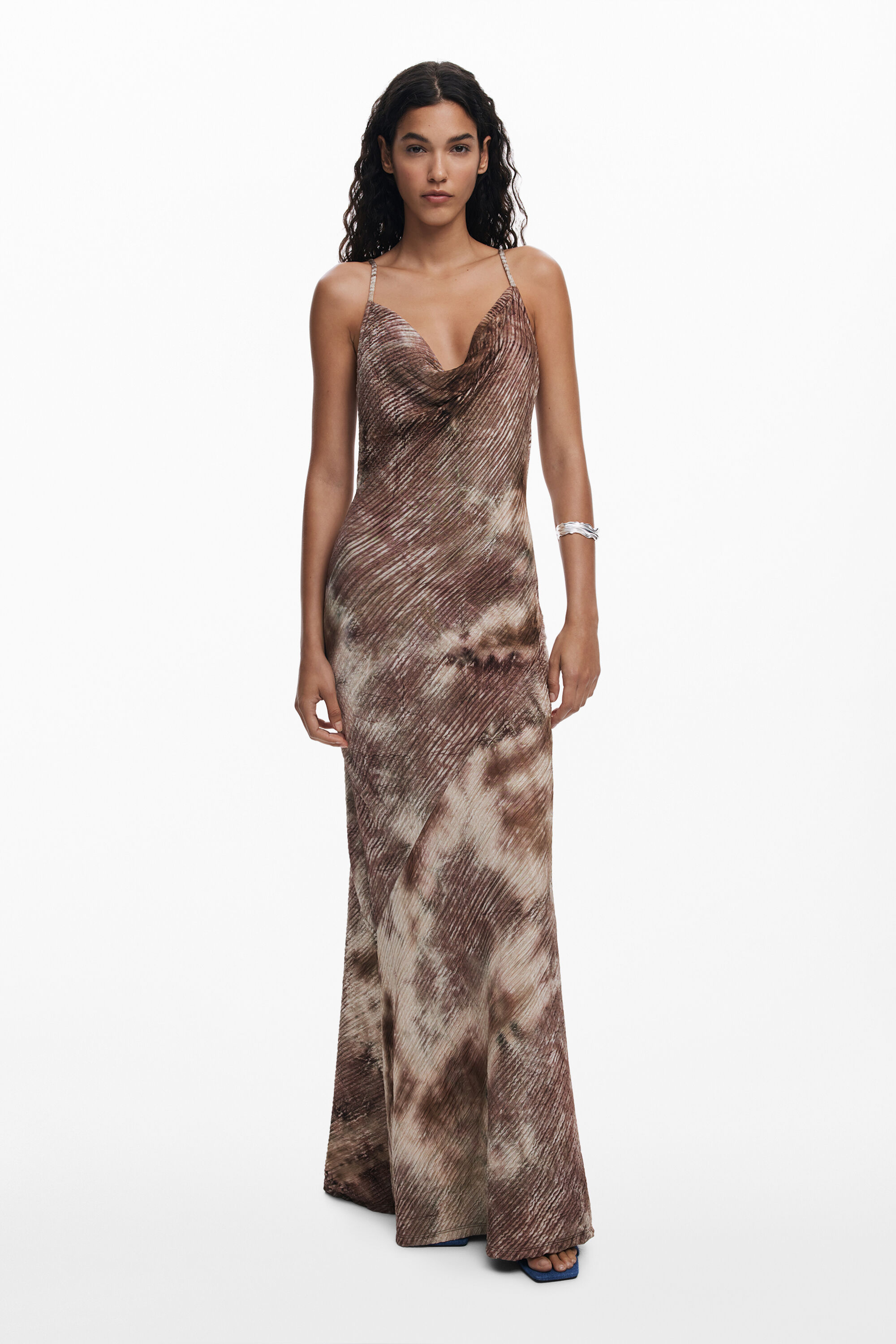 Vestido largo tirantes degradado fehombre Vestido largo tirantes degradado fehombre