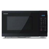 Microondas Encimera Sharp Yc-mg252ae-b con Grill 25L 900W