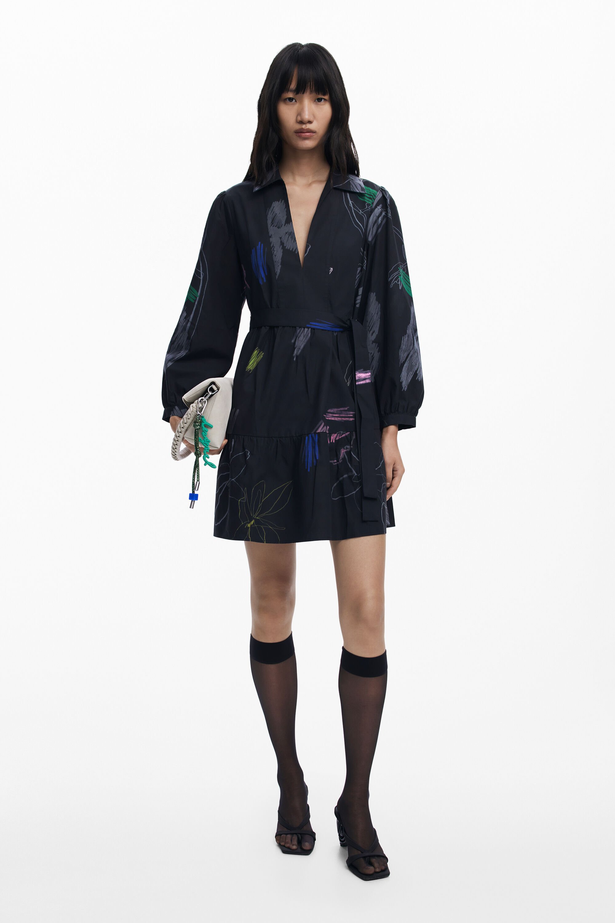 Vestido camisero corto Desigual para hombre