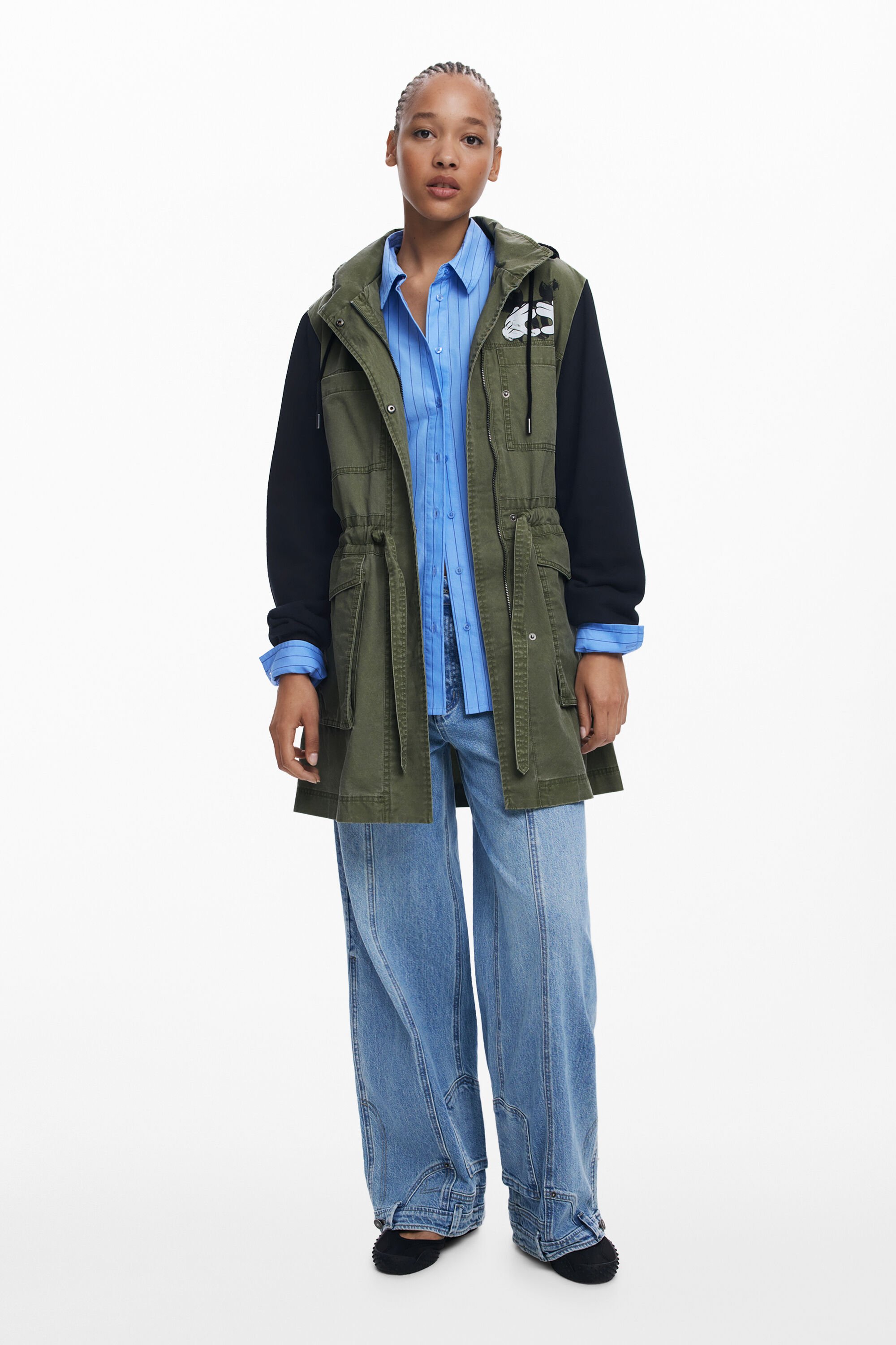 Desigual Parka combinada Mickey