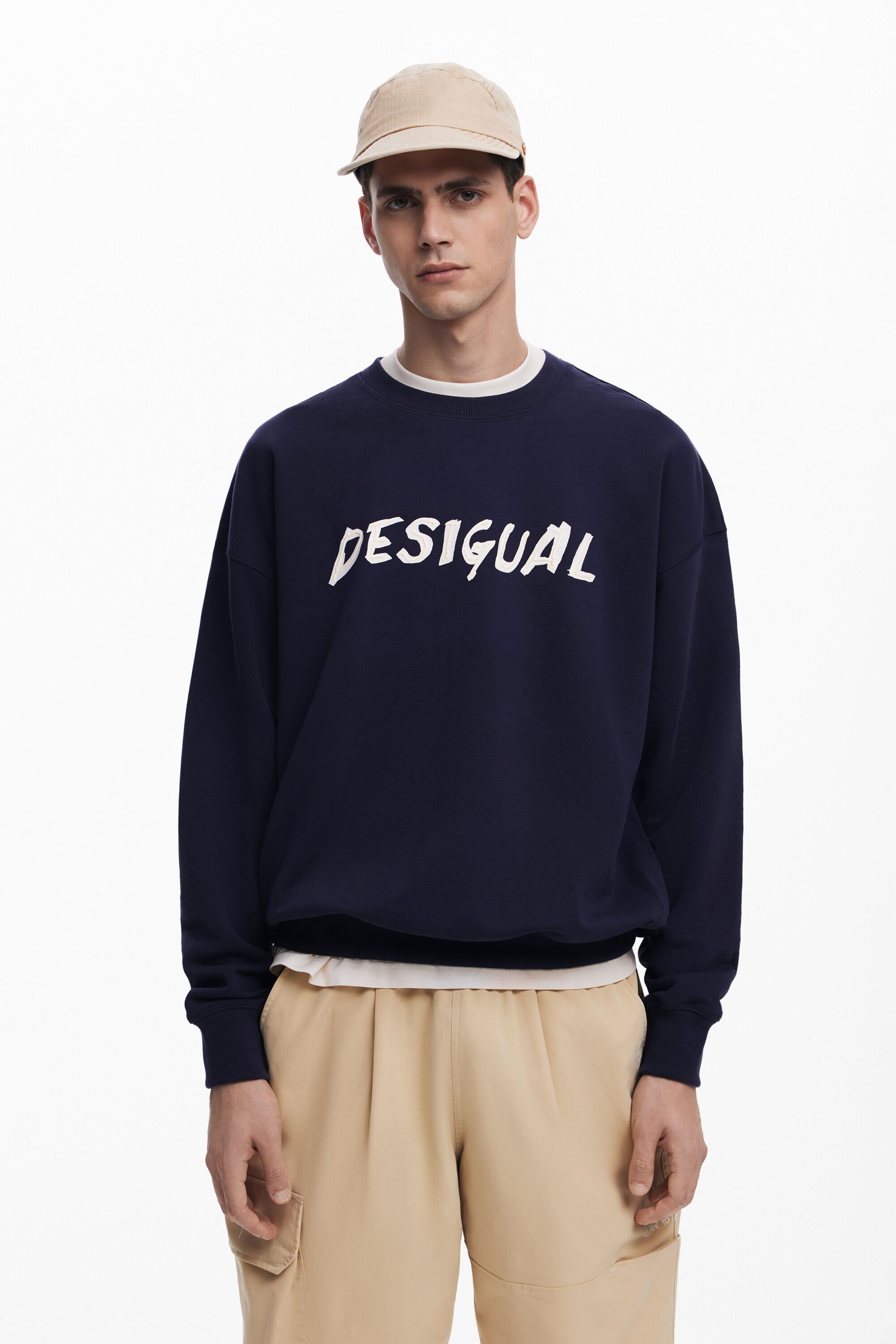 Sudadera con logo Desigual para hombre