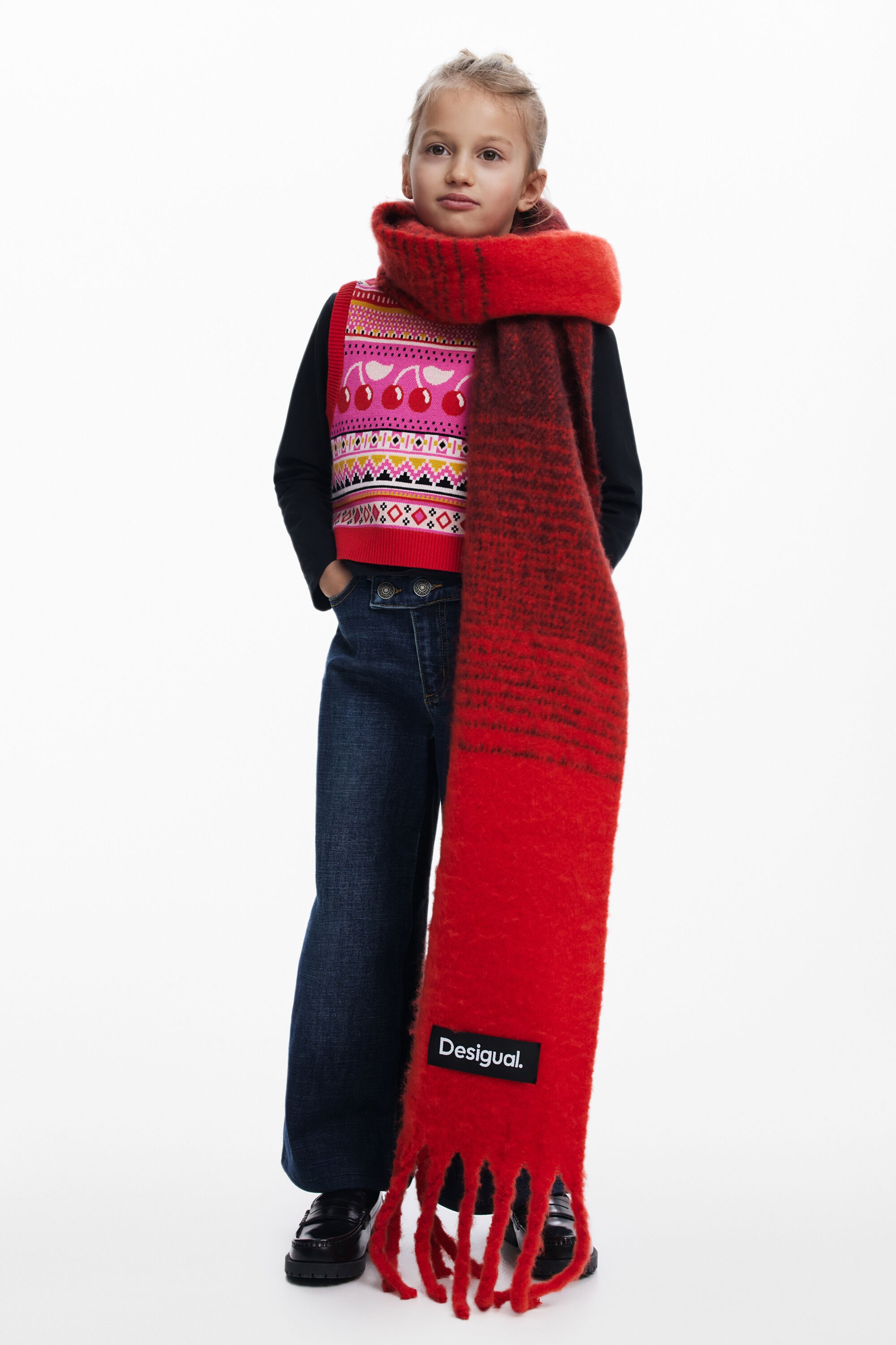 Vaquero combinado cintura asimétrica Desigual