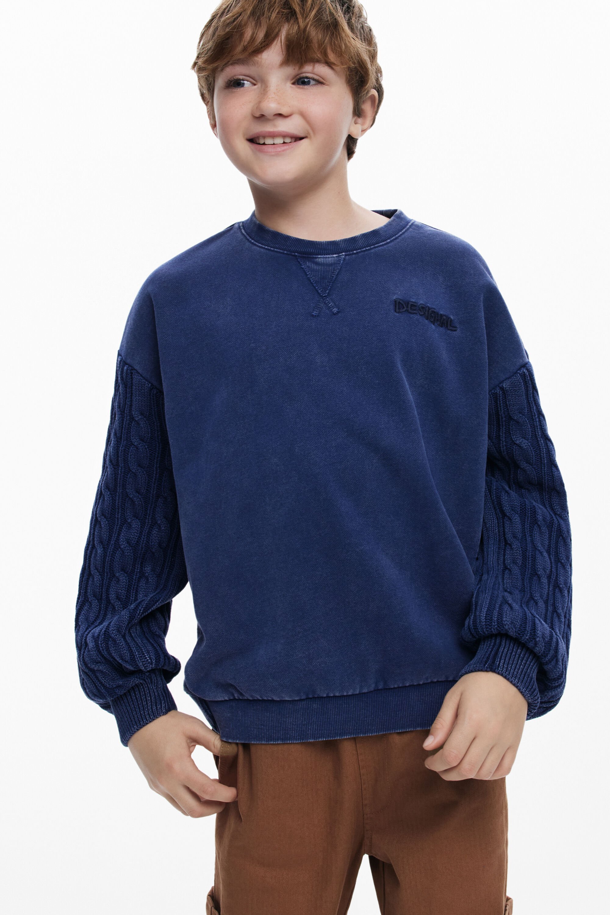 Sudadera Desigual Mangas Ochos Hombre