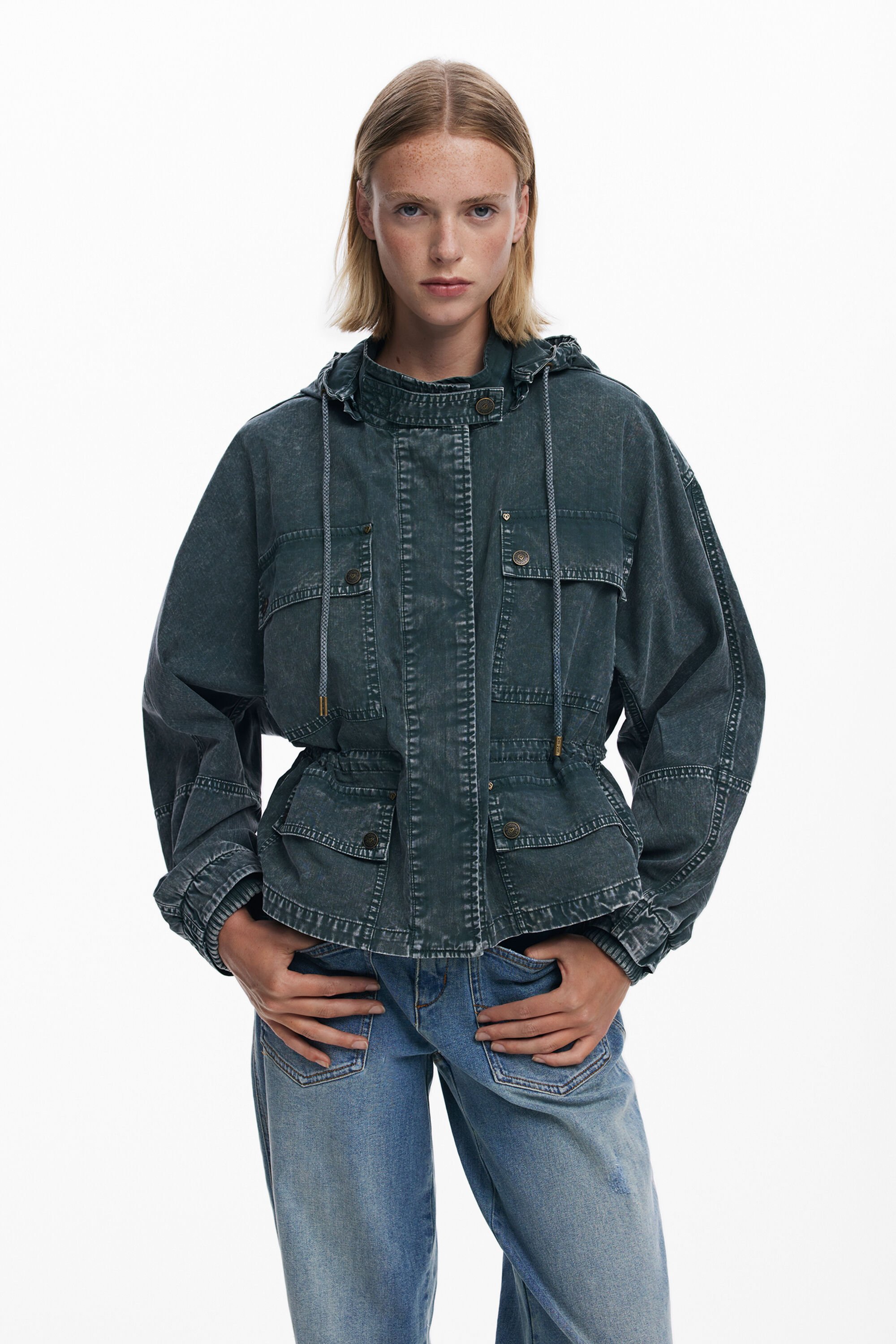 Chaqueta Acolchada Parka Desigual para Hombre