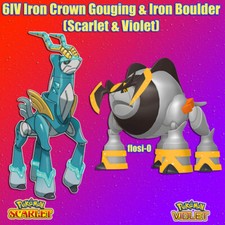 Pokémon Escarlata y Violeta: Corona de Hierro y Hombro de Hierro