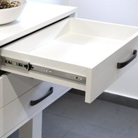 Emuca Lote De 5 Juegos De Guías Para Cajones De Bolas 550mm Altura 45mm Cincado
