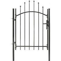 Puerta de Jardín de Acero 1x1,5 m