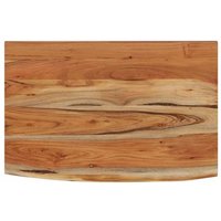 Estante de Pared Rectangular de Madera de Acacia Vidaxl 70x40x2,5 Cm