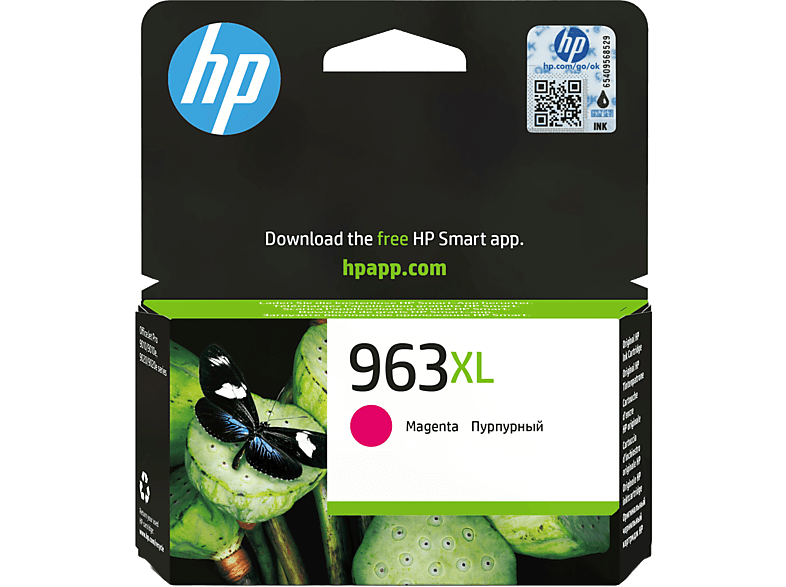 Cartucho de Tinta HP 963 XL Magenta