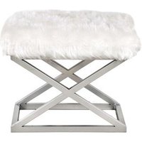 Placa Capraz Plush Plateado Blanco