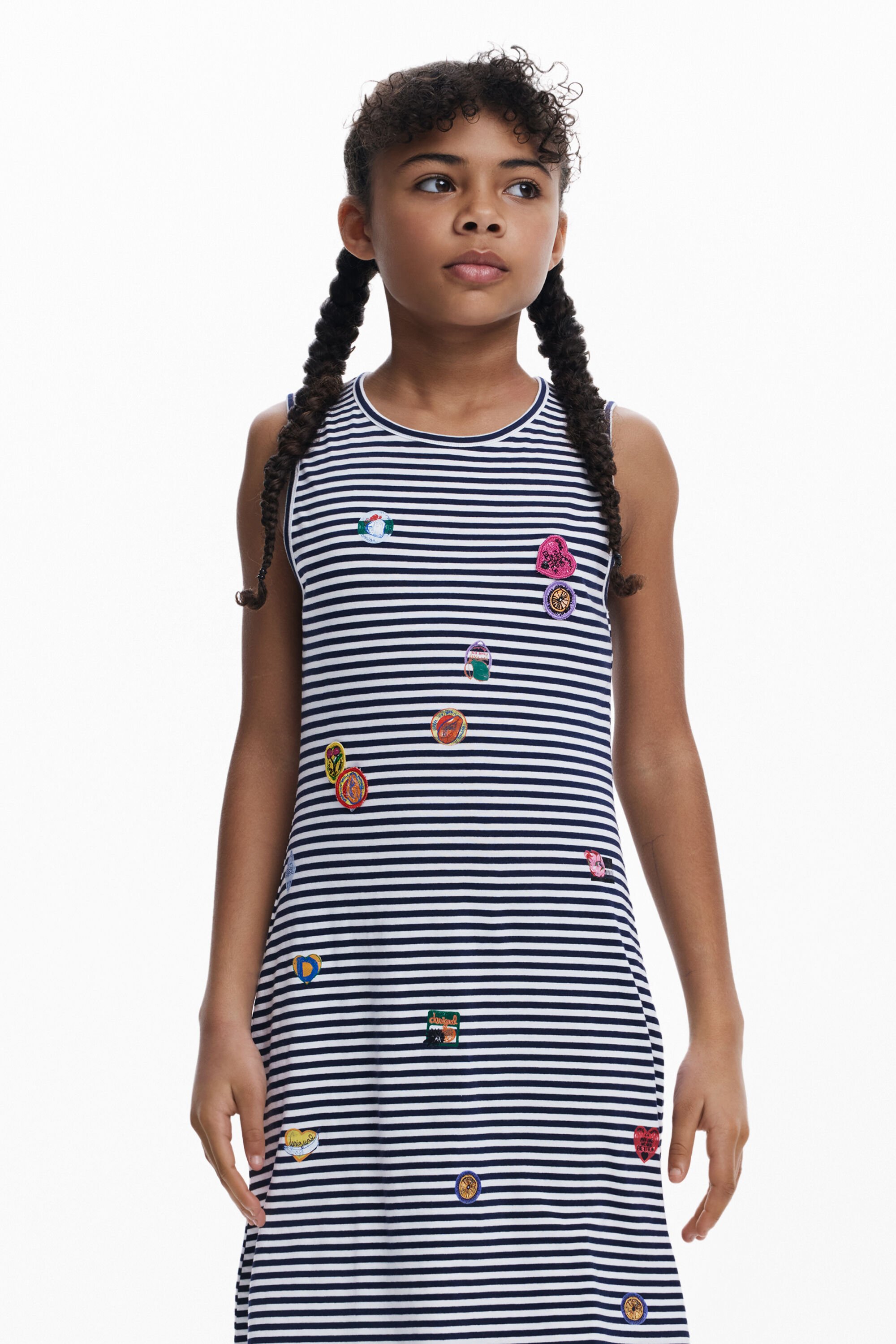 Vestido Cut-Out bordados fehombre