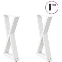 Patas de Mesa de Comedor Acero 2uds
