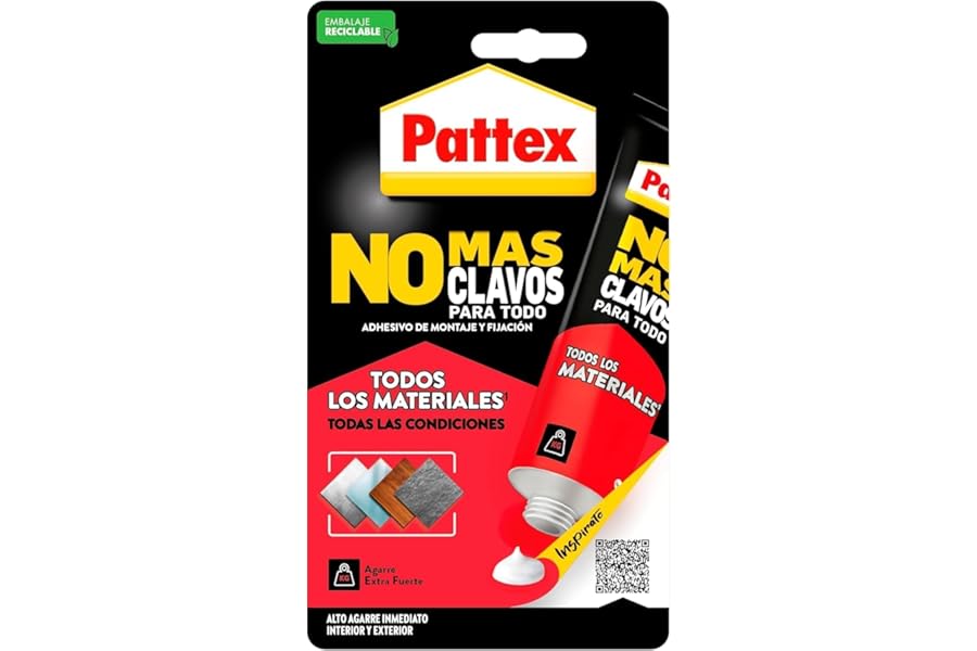 Pattex No Más Clavos Para Todo HighTack Adhesivo de Montaje