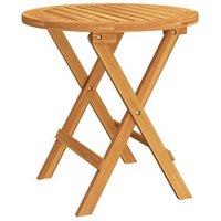 Mesa Bistró Vidaxl De Madera Maciza De Acacia Ø46x47 Cm