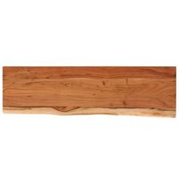 Tablero Rectangular de Madera de Acacia Borde Vivo 120x40x2.5 cm