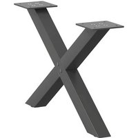 Patas de Mesa Centro Forma X Vidaxl
