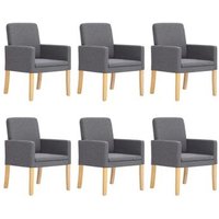 Sillas de Comedor Vidaxl 6uds Madera Curvada y Cuero Sintético