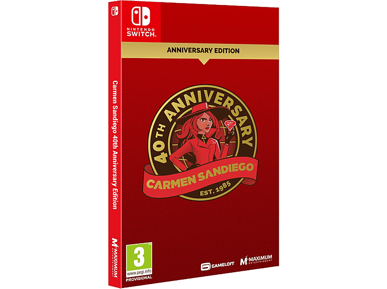 Nintendo Switch Carmen Sandiego Edición 40 Aniversario